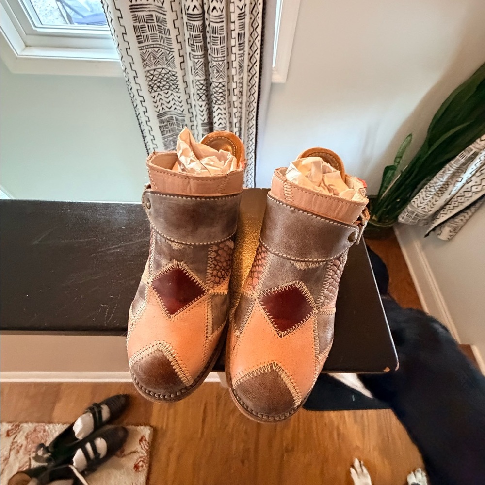 Freebird by Steven Multicolor Patchwork Mules - Picture 6 of 8